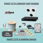 Paket CCTV Dahua 2MP 3 Kamera - Siap Pasang Lengkap