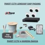 Paket CCTV Dahua 2MP 4 Kamera - Siap Pasang Lengkap