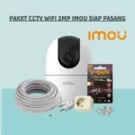Paket CCTV WiFi Indoor 3MP Compact – Praktis & Smart untuk Kamar & Kos