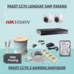 Paket CCTV 2 Kamera Hikvision 2MP – Lengkap Siap Pasang