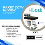 Paket CCTV Hemat 3 Kamera Hilook – Tanpa Instalasi