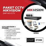 Paket CCTV Hemat 4 Kamera HIKVISION – Tanpa Instalasi