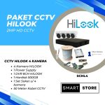 Paket CCTV Hemat 4 Kamera Hilook – Tanpa Instalasi