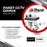 Paket CCTV Hemat 1 Indoor + 1 Outdoor Dahua – Tanpa Instalasi