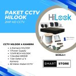 Paket CCTV Hemat 2 Indoor + 2 Outdoor Hilook – Tanpa Instalasi