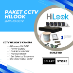 Paket CCTV Hemat 5 Kamera Outdoor Hilook – Tanpa Instalasi