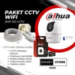 Paket CCTV WiFi Dahua 3MP – Smart AI Detection & Auto Tracking