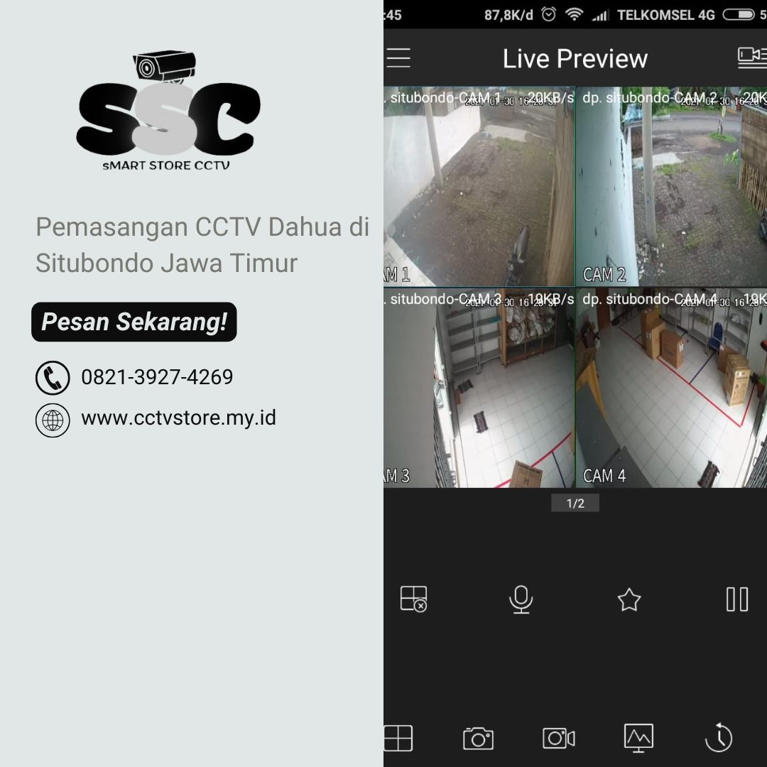 Pemasangan CCTV Dahua di Gudang Situbondo