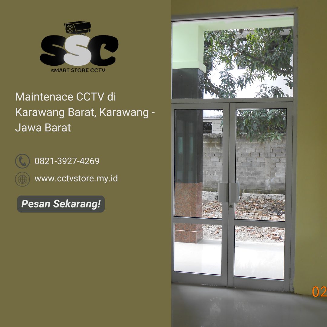 Maintenance CCTV Karawang Barat