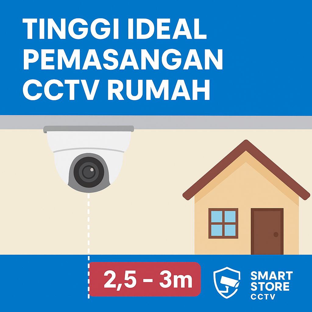 Tinggi Ideal Pemasangan CCTV