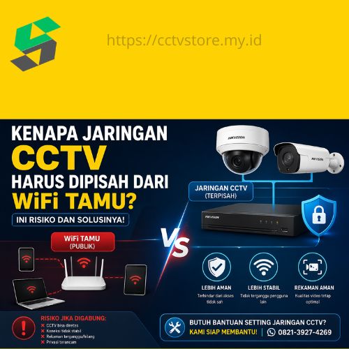CCTV Harus Dipisah dari WiFi Tamu